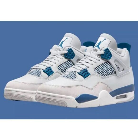 Nike Air Jordan Retro Shoes Off White Military Blue FV5029-141